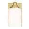 Z-Lite Soledad Wall Sconce, 1-Light, 4.5 In.W x 6 In.L x 7.5 In.H, Brushed Gold/White 485-1S-BG - alternate 6